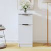 vidaXL Dressoir 30x30x70 cm bewerkt hout wit
