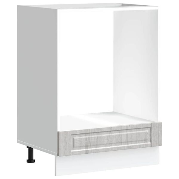 vidaXL Ovenkast "Porto" bewerkt hout grijs sonoma eiken