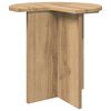 vidaXL Bijzettafel Artisanaal eiken &Oslash; 39 x 38 cm Bewerkt hout