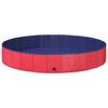 vidaXL Honden zwembad &Oslash;200 x 30 cm Dik PVC Rood