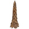 vidaXL Kerstboom Bruin 111 cm Massief Teakhout