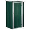 vidaXL Tuinhuis Groen 118,5x97x209,5 cm Gegalvaniseerd Staal