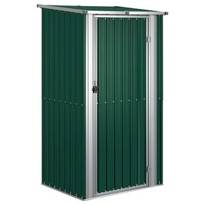 vidaXL Tuinhuis Groen 118,5x97x209,5 cm Gegalvaniseerd Staal