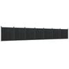 vidaXL Schuttingpaneel 1218x186 cm HKC grijs