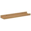 vidaXL Wandplank met plank 2 pcs Bruin 40 x 9 x 3 cm Bewerkt hout