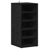 vidaXL Schoenenkast 32 x 35 x 70 cm Bewerkt hout Zwart eiken