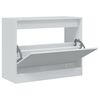 vidaXL Schoenenkast 80x34x63 cm bewerkt hout wit
