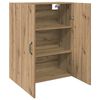 vidaXL Wandkast 2 pcs Artisan Eiken 69,5 x 34 x 90 cm Bewerkt hout