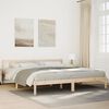 vidaXL Bedframe extra lang zonder matras massief grenenhout 200x220 cm