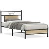 vidaXL Bedframe zonder matras hout sonoma eikenkleurig 90x200 cm