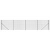 vidaXL Draadgaashek met flens 1,4x10 m antracietkleurig