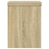 vidaXL Plantenstandaards 2 st 15x15x20 cm bewerkt hout sonoma eiken
