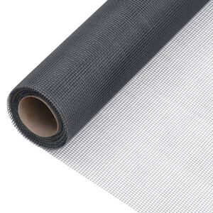 vidaXL Gaas 60x500 cm glasvezel grijs