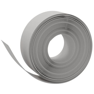 vidaXL Tuinranden 5 st 10 m 20 cm polyetheen grijs