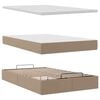 vidaXL Ottoman bed met matras en LED's 120x200cm kunstleer