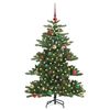 vidaXL Kunstmatige Inklapbare Kerstboom Groen 150 cm PVC en staal