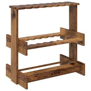 vidaXL Biljartkeu standaard Bewerkt hout 60 x 35 x 60 cm Oud hout