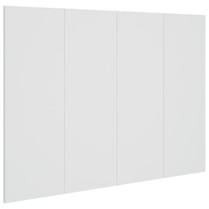 vidaXL Hoofdbord 120x1,5x80 cm bewerkt hout wit