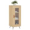 vidaXL Dressoir 34,5x34x90 cm bewerkt hout sonoma eiken