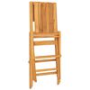 vidaXL Klapstoelen 6 stuks 47x62x90 cm Massief teakhout