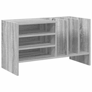 vidaXL Platenkast Grijs Sonoma 78.5 x 35 x 45 cm Bewerkt hout