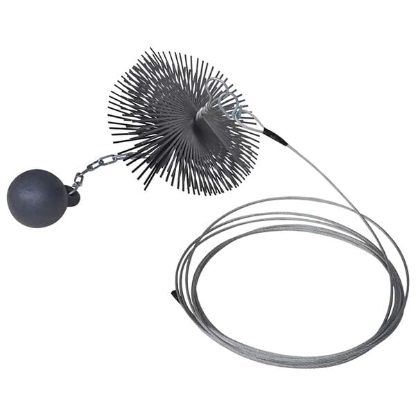 Schoorsteenveegborstel rond &Oslash; 20 cm