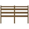 vidaXL Hoofdbord 126x4x100 cm massief grenenhout honingbruin