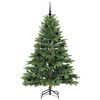 vidaXL Kunstkerstboom met 150 LED met standaard Groen 150 cm PE en PVC