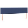vidaXL Boxspring met matras stof blauw 160x200 cm