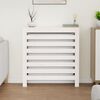 vidaXL Radiatorombouw 79,5x19x84 cm massief grenenhout wit