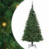 vidaXL Kunstkerstboom Groen 180 cm PVC en Staal en Kunststof