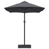 vidaXL Tuinparasol Antraciet 385 x 209 x 244 cm Polyester en staal