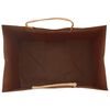 vidaXL Papieren zakken 250 st met hengsels 32x22x24 cm bruin