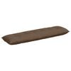 vidaXL Rugkussen Bruin 180 x 19 x 50 cm Stof