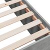 vidaXL Bedframe bewerkt hout betongrijs 200x200 cm