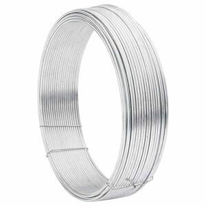 vidaXL Hek binddraad Zilver 25 m Warm verzinkte draad