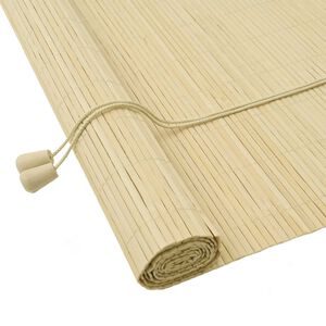 vidaXL Rolgordijn Naturel 50 x 220 cm Bamboe