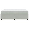 vidaXL Bedframe met matras Lichtgrijs 140 x 200 cm Stof