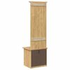 vidaXL hal kast BODO Honingbruin 50 x 40 x 156,7 cm Bewerkt hout