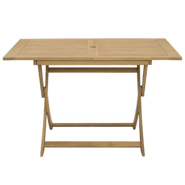 vidaXL Tuintafel inklapbaar 120x70x75 cm massief acaciahout