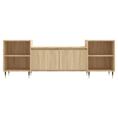 vidaXL Tv-meubel 160x35x55 cm bewerkt hout sonoma eikenkleurig