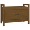 vidaXL Halbankje 80x40x60 cm massief grenenhout honingbruin