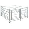 vidaXL Schaapskooi 4 panelen 137x137x92 cm gegalvaniseerd staal