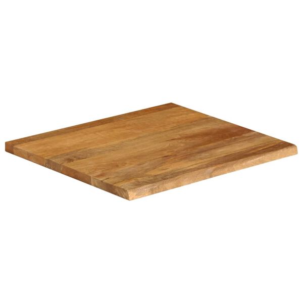 vidaXL Tafelblad met natuurlijke rand 40x40x3,8 cm massief mangohout