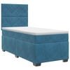 vidaXL Boxspringbed met matras Blauw 80 x 200 cm Fluweel