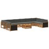 vidaXL Sofa-Sets 11 st Massief Acaciahout