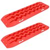 vidaXL Gripplaat 2 pcs Rood 106 x 30,5 x 7 cm Versterkt nylon