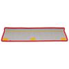 vidaXL Trapmatten 20 st 65x21x4 cm Rood Rechthoekige Rand