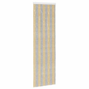 vidaXL Insecten Gordijn Chenille Grijs en Beige 56 x 185 cm 100% PP