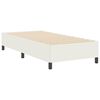 vidaXL Boxspringbed Cr&egrave;me 90 x 200 cm Katoen Stof